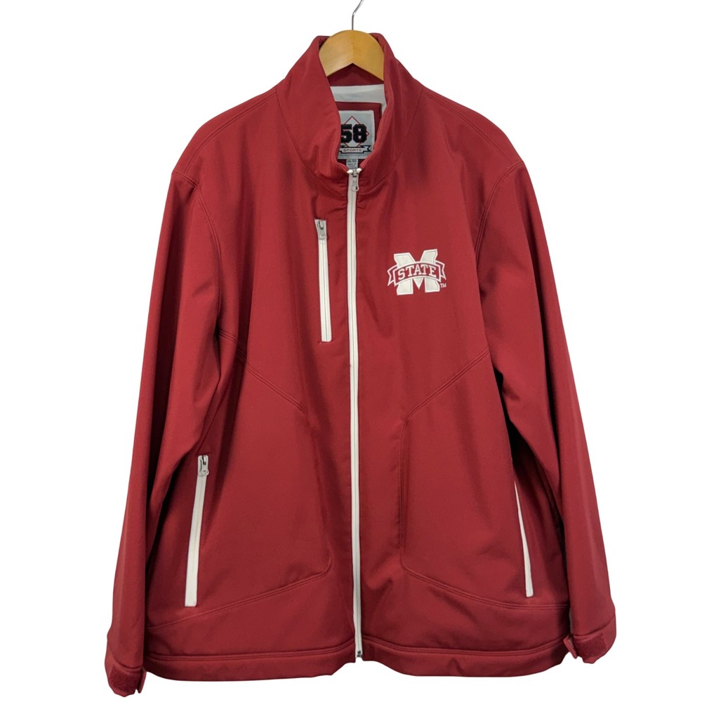 NEW 58 Sports‎ MS State Jacket Maroon XXL